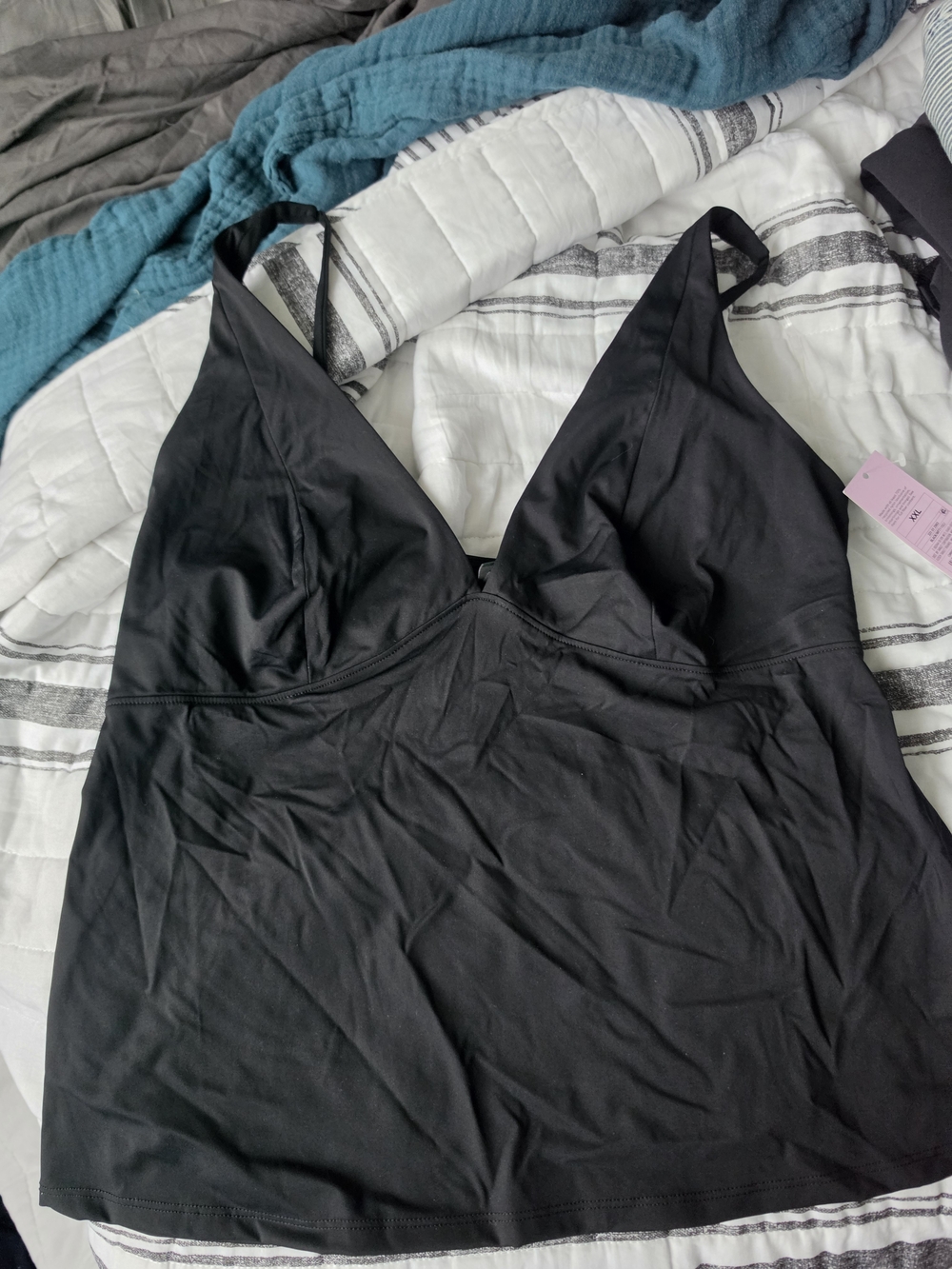 Target Black V-Neck Tank Top. Wild Fable Xxl. Nwt.